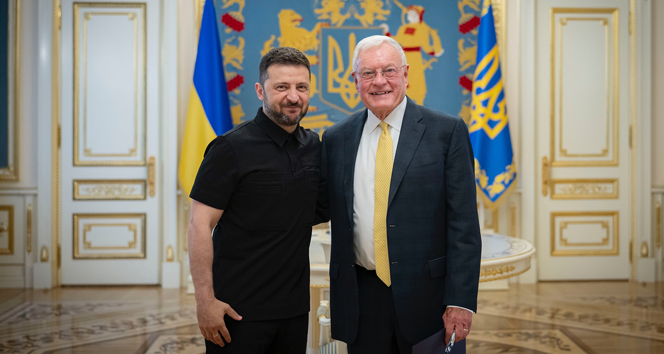 Zelenskiy, Trump'ın Temsilcisi Kellogg ile bir araya geldi
