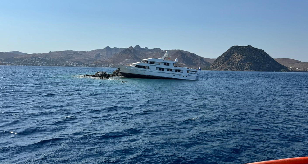 Motoryatı kurtarma çalışmaları sürüyor