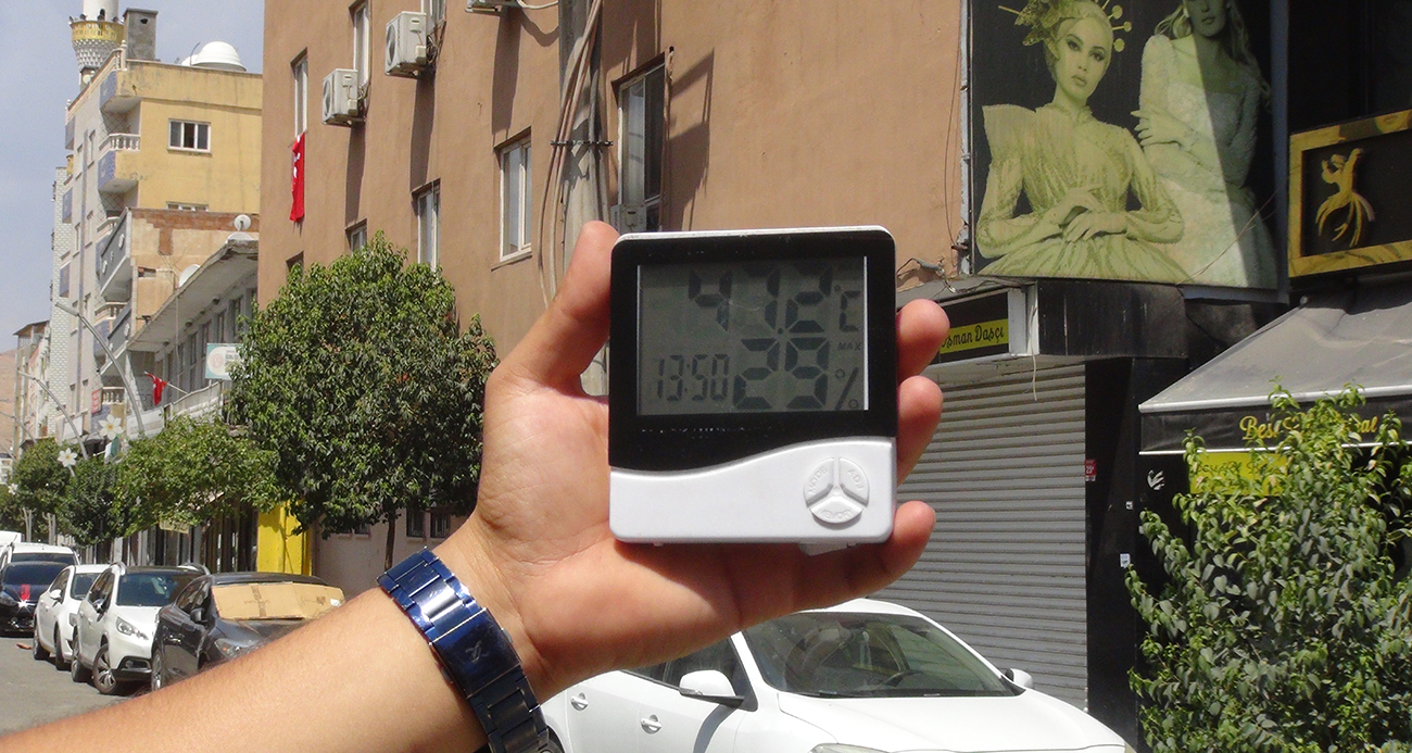 Termometre 47 dereceyi gösterdi