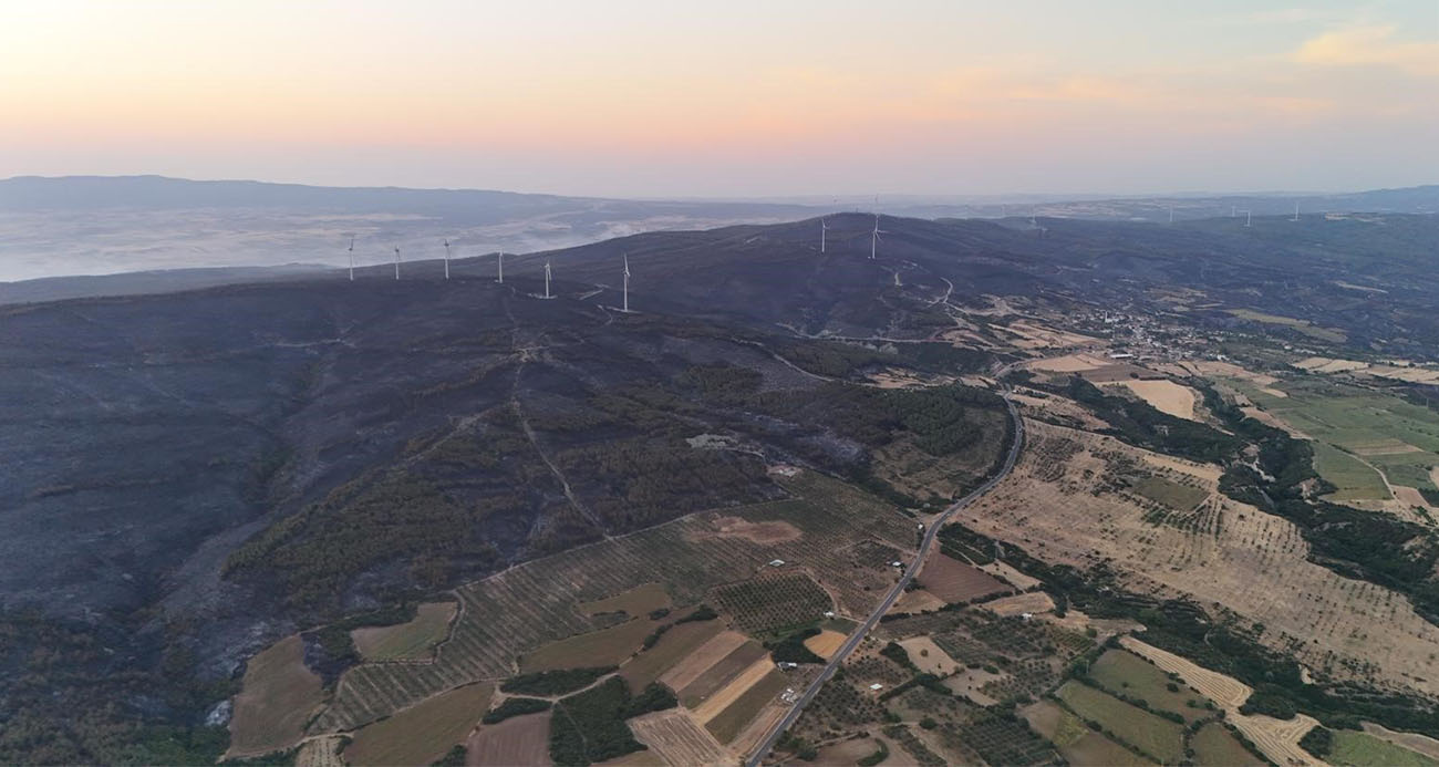 Şarköy’deki orman yangını 42. saatinde kısmen kontrol altına alındı