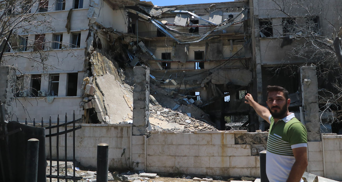 Suriye Genelkurmay Başkanlığı'nın yer aldığı Emevi Meydanı'nda durum sakin