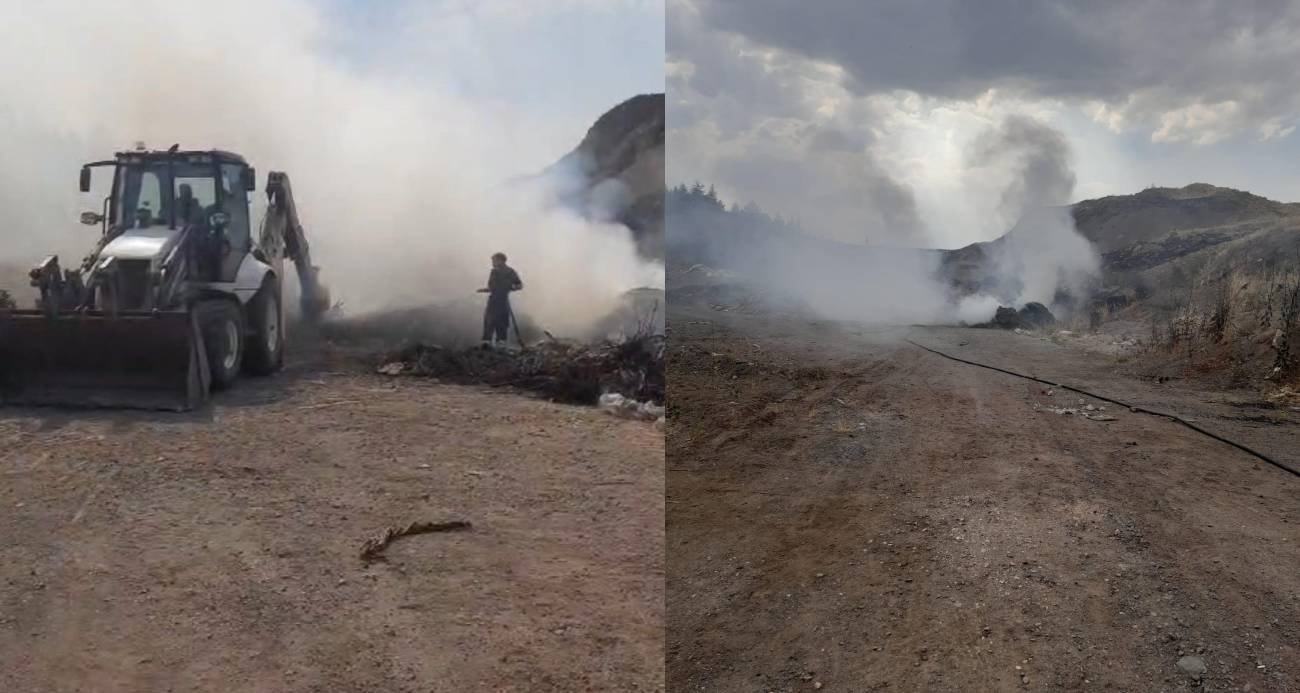 Çocukların oyunu sonrası çıkan yangın paniğe sebep oldu