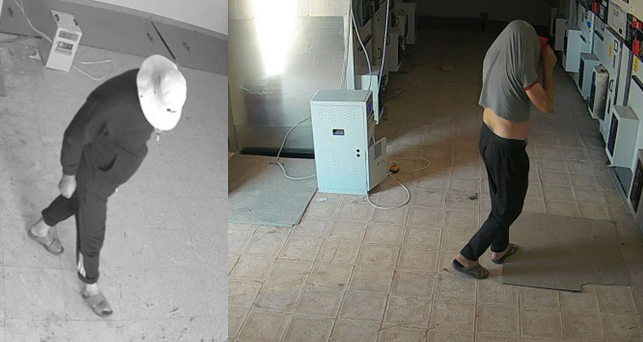 Michael Jackson kılığında trafoya girip kameralardan saklanmaya çalıştılar