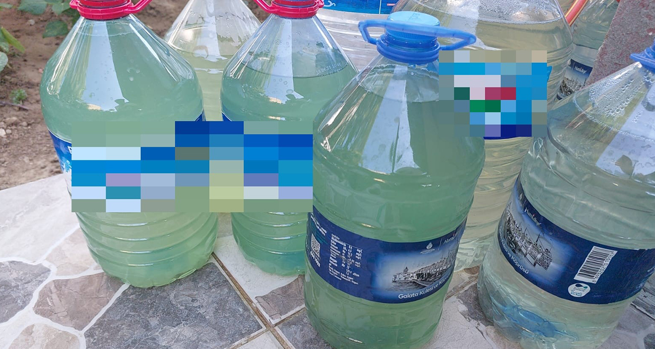 Tekirdağ’da musluklardan yeşil su aktı, mahalleli isyan etti