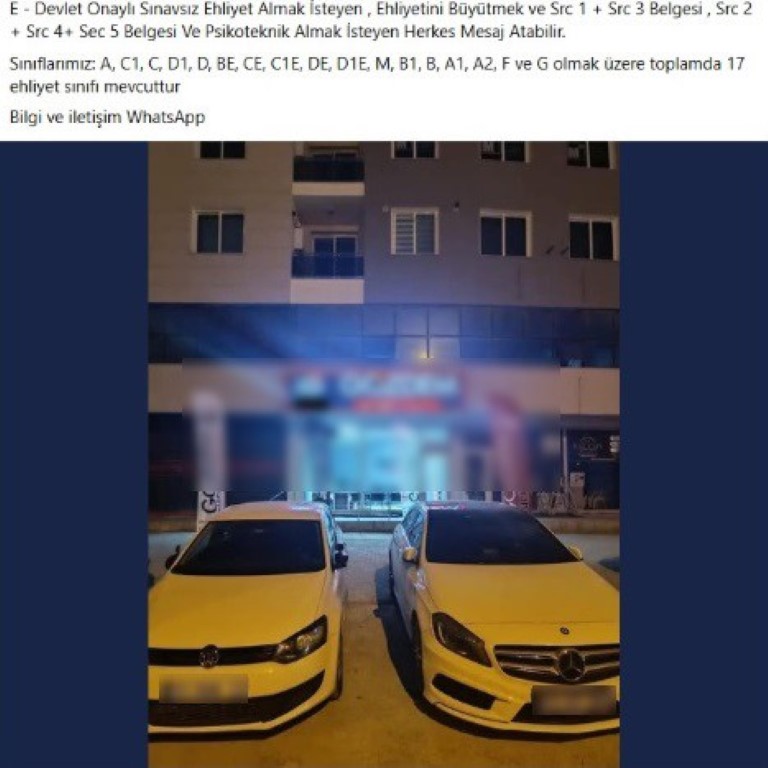 Pes dedirten ‘sınavsız ehliyet’ oyunlarına aldanmayın