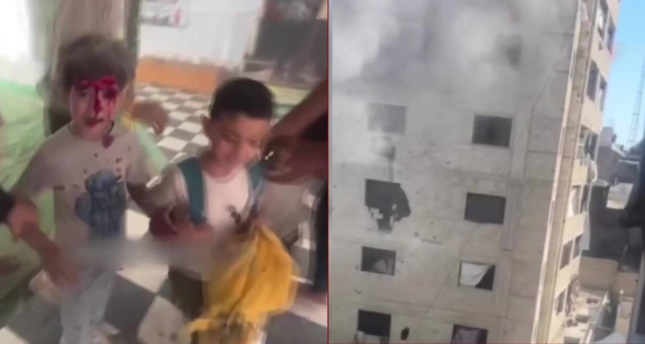 İsrail, çok sayıda çocuğun bulunduğu anaokuluna saldırdı