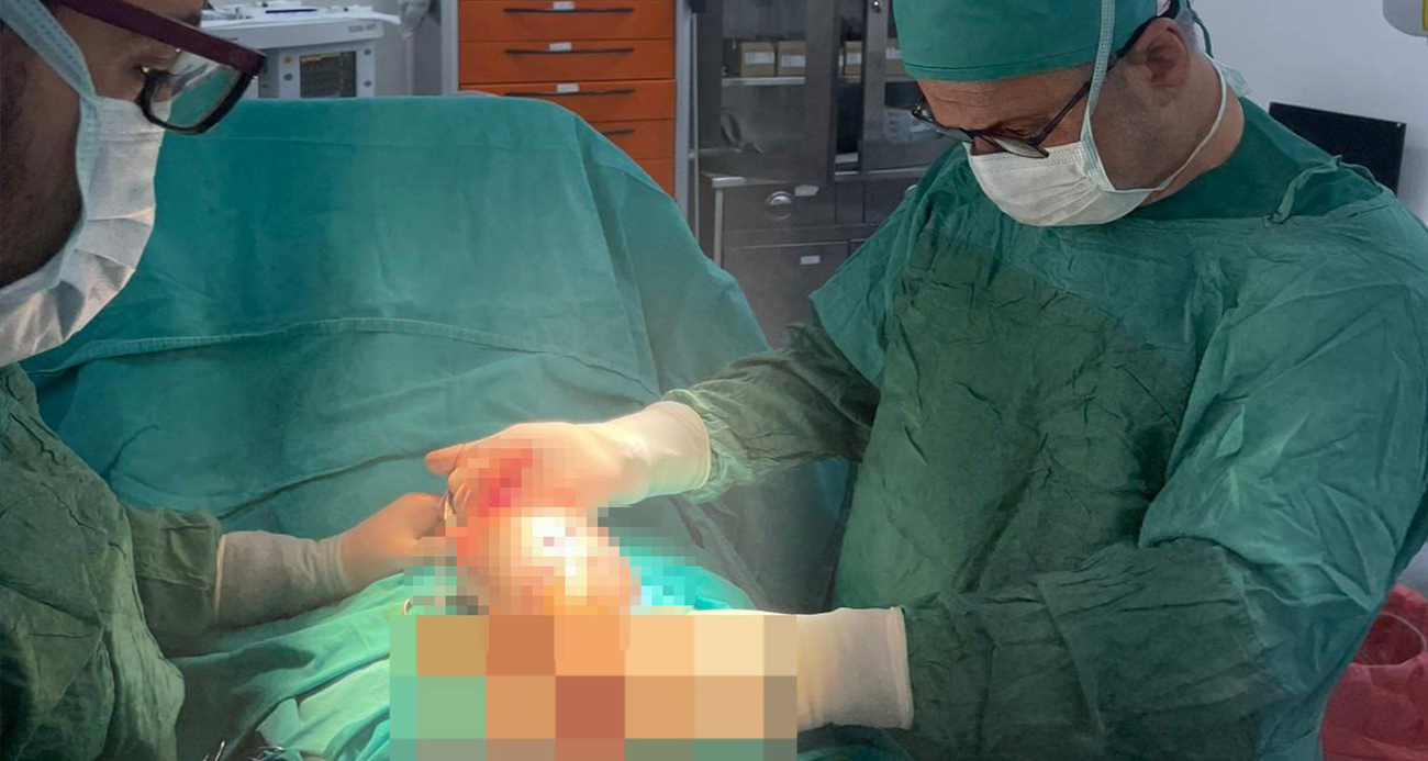 Testisinde 20 santimlik tümör çıktı