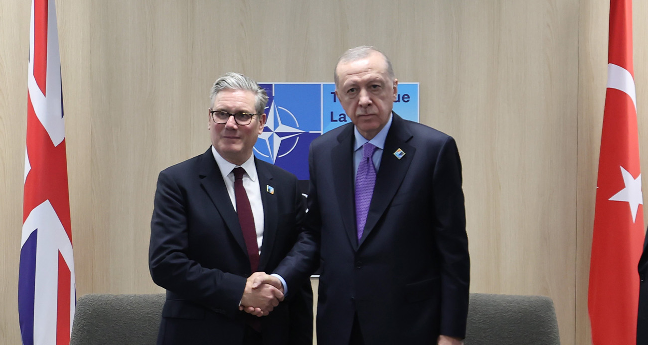 Cumhurbaşkanı Erdoğan, İngiltere Başbakanı Starmer ile görüştü