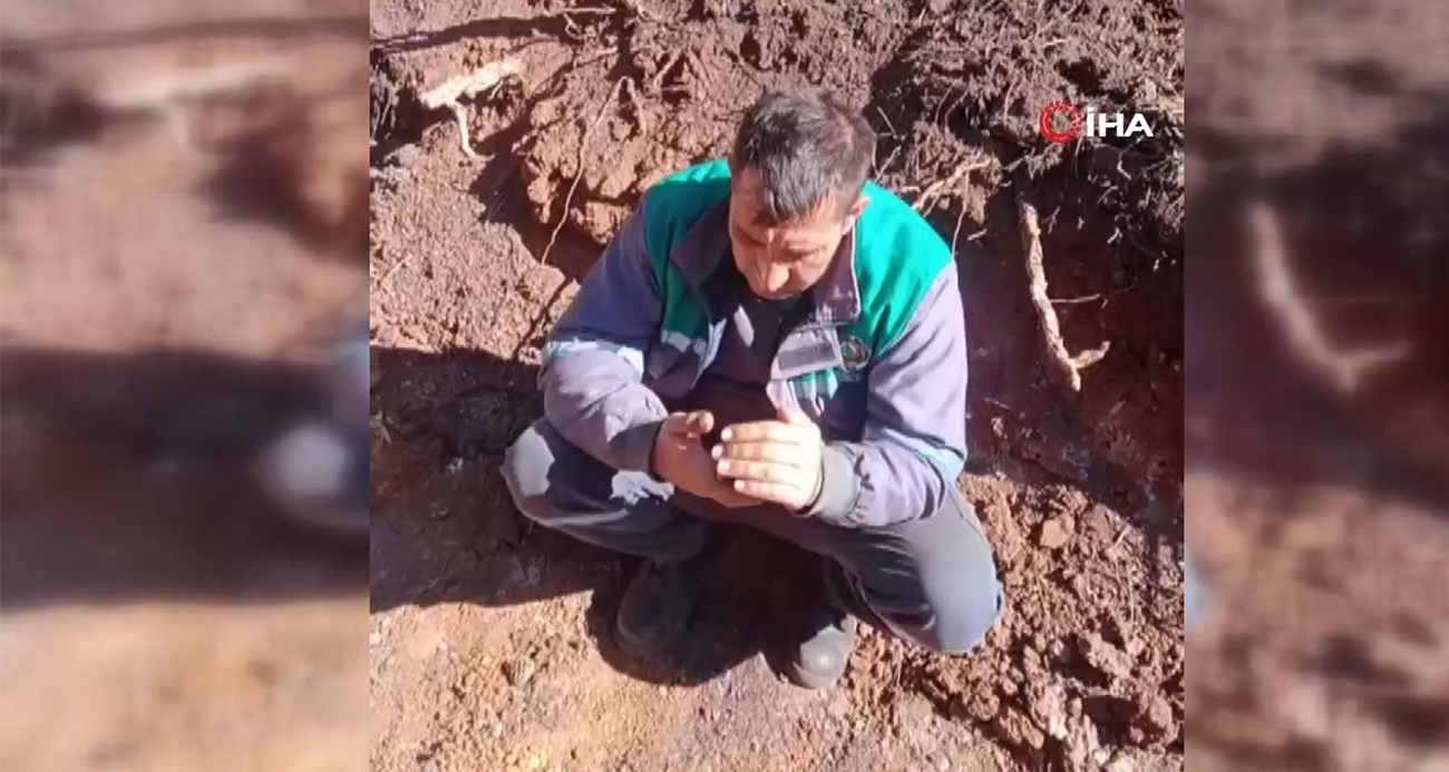 Yangında şehit olan işçinin görüntüleri yürekleri dağladı