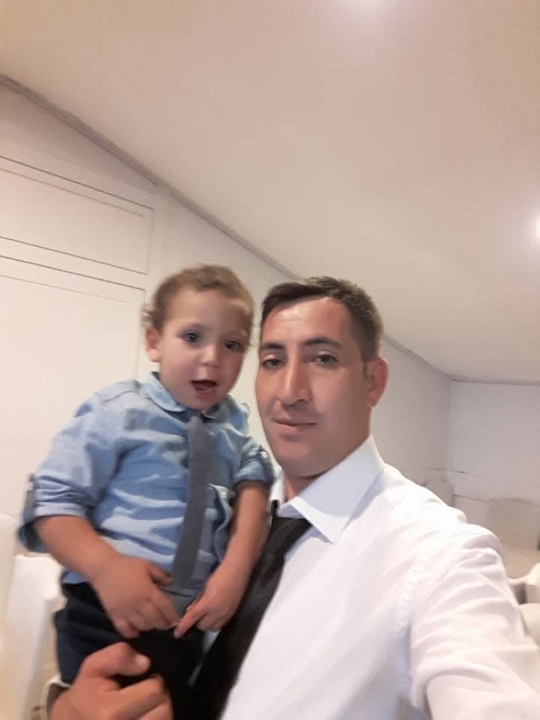 Yangında şehit olan işçinin görüntüleri yürekleri dağladı