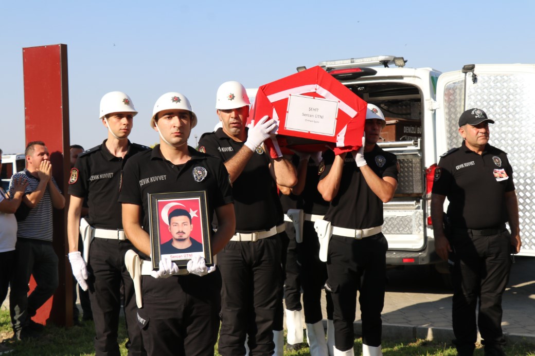 Denizlili şehit orman işçileri için tören düzenlendi