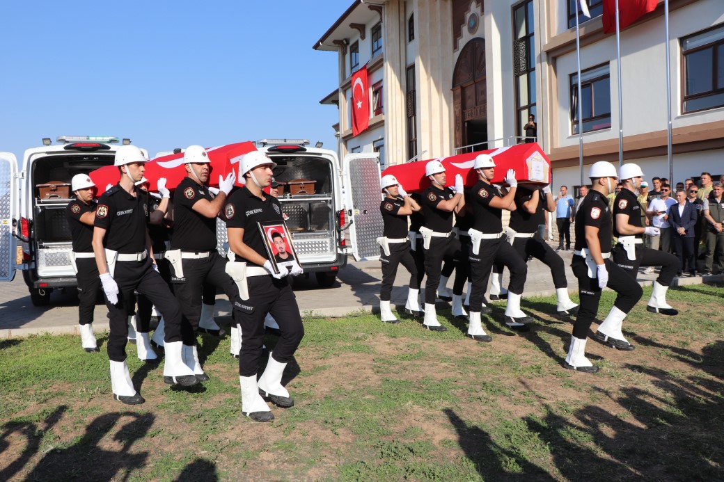 Denizlili şehit orman işçileri için tören düzenlendi