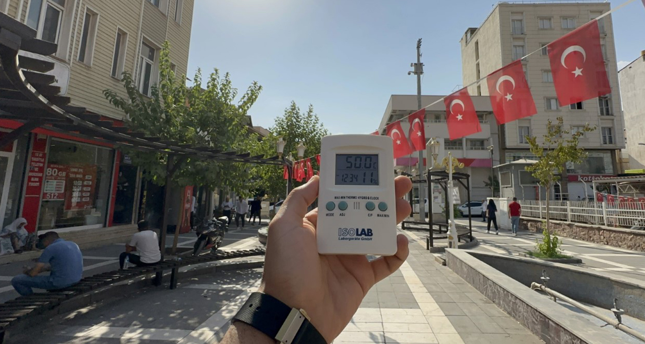 Silopi’de sıcaklık rekoru: Termometre 50 dereceyi aştı