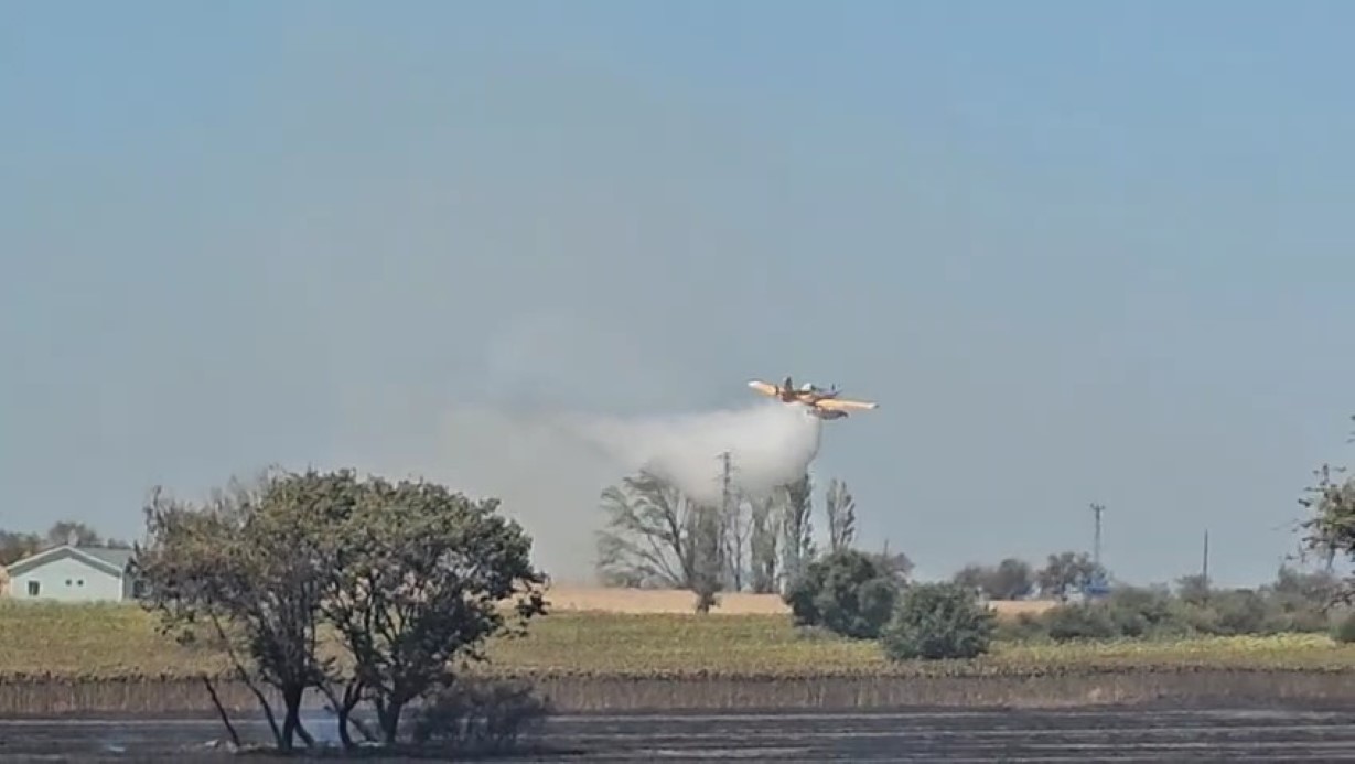 Gelibolu’da tarım arazisinde yangın