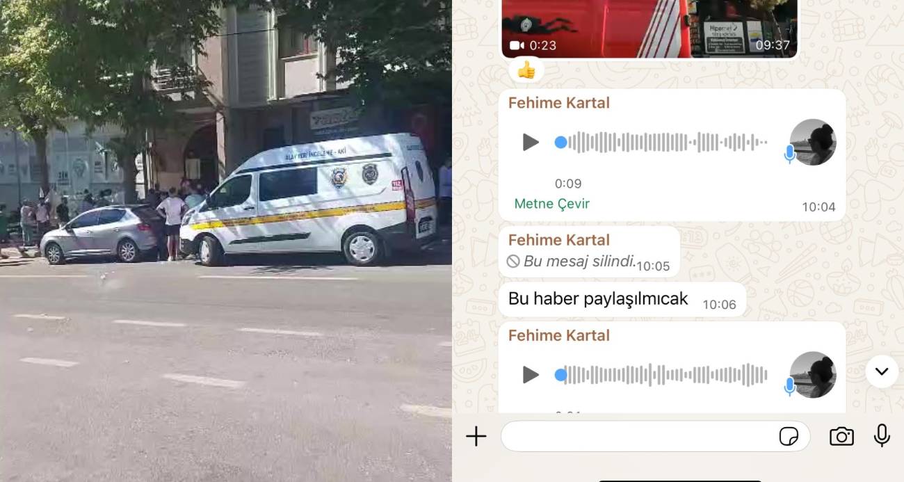 Muhabirin telefonunu gasp edip, mesaj attılar: "Bu haber paylaşılmayacak"