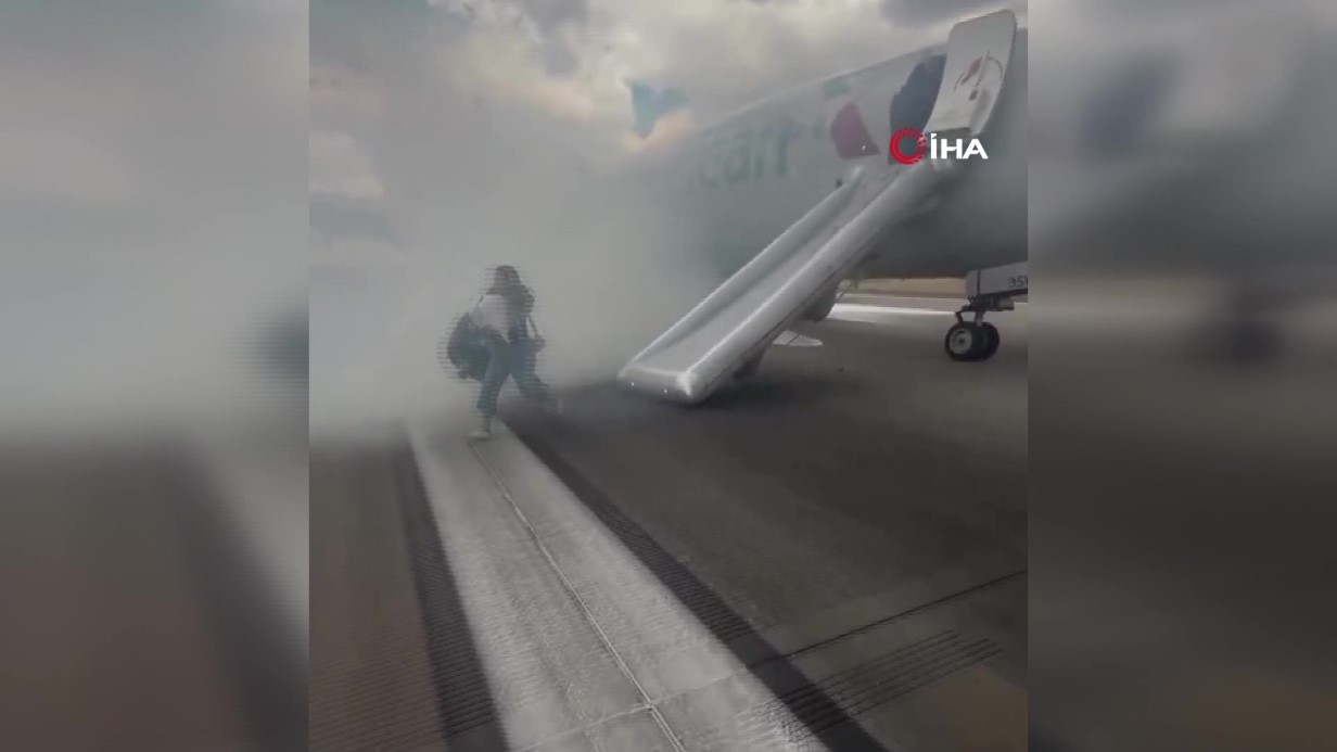 ABD’de kalkış sırasında yolcu uçağında yangın: 179 kişi tahliye edildi