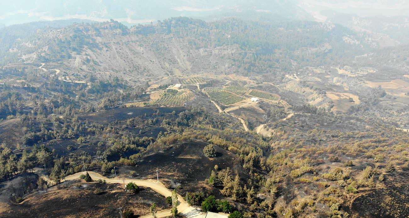 Kahramanmaraş’ta orman yangınına müdahale 3’üncü gününde de sürüyor