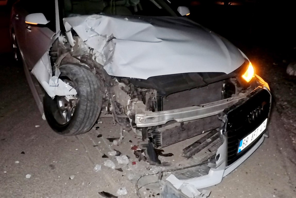 Alkollü sürücü ile vatandaşın 