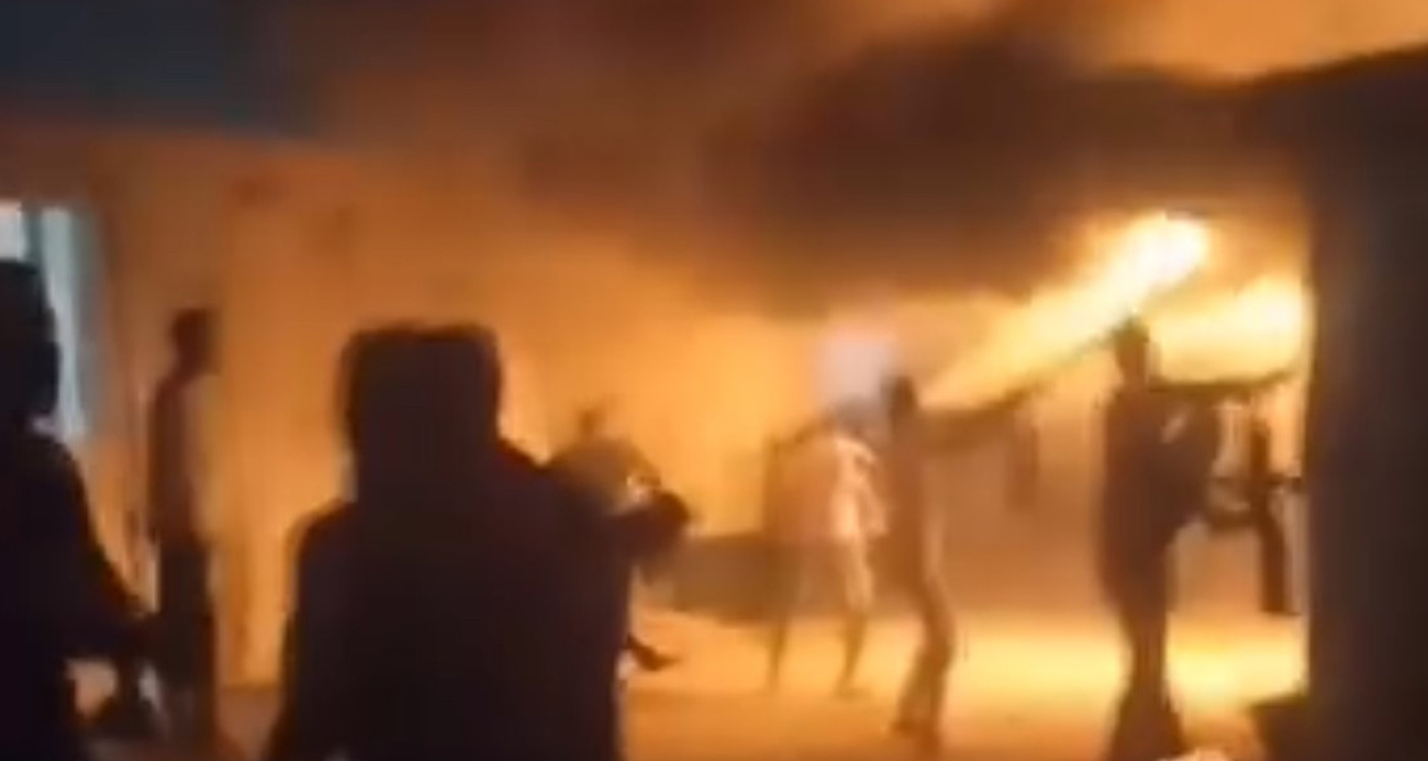 Konteyner kentte çıkan yangın paniğe neden oldu