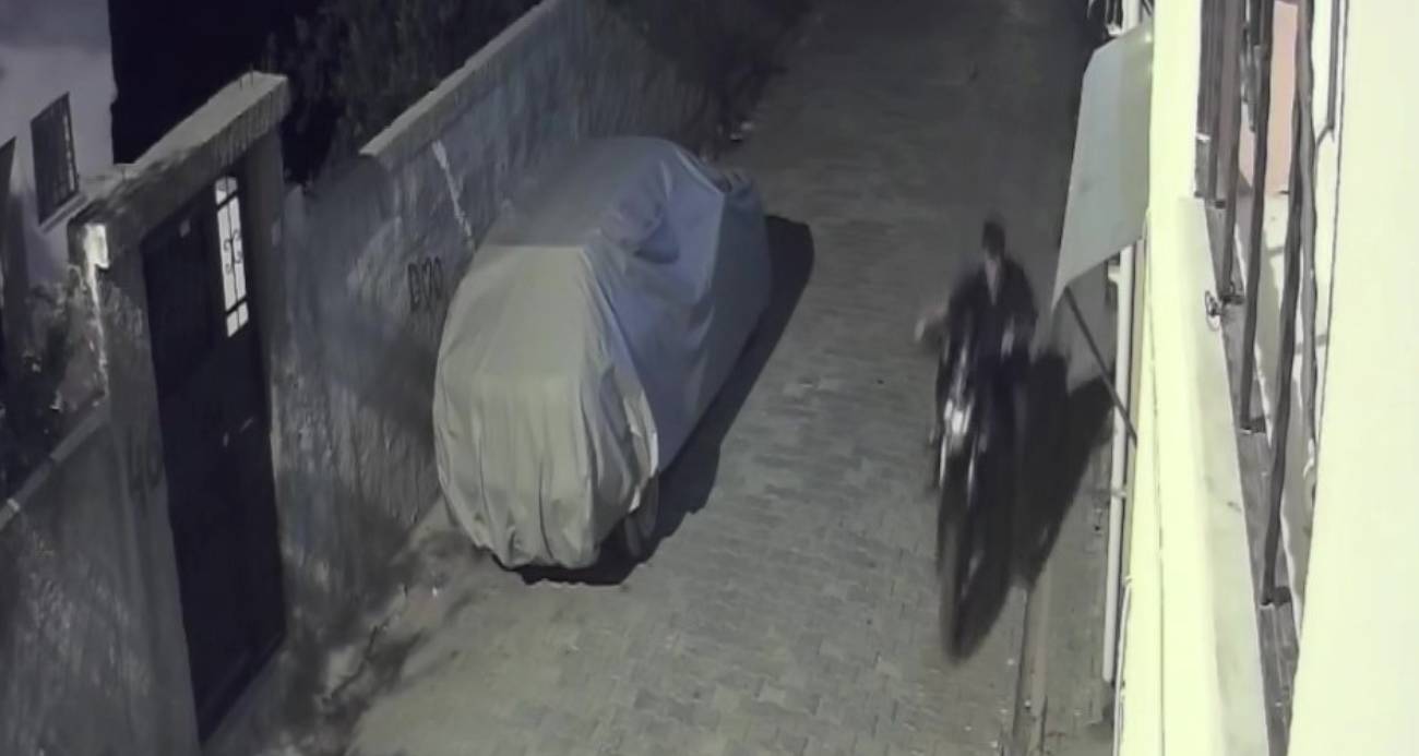 Evin avlusundan motosiklet çaldı, "Hevesim olduğu için dayanamayıp çaldım" dedi