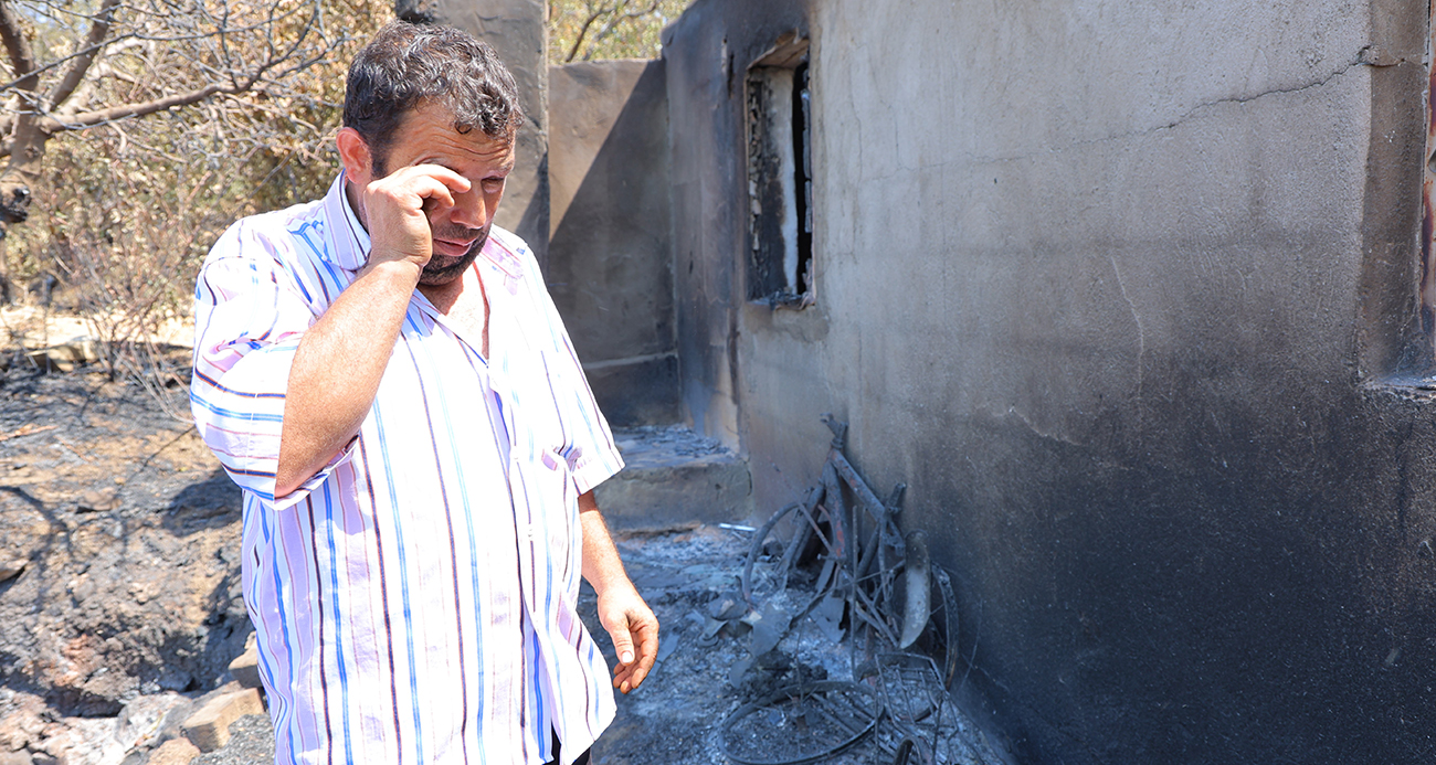 Orman yangınında evi yanan vatandaş: "Evimi görünce içim parça parça oldu"