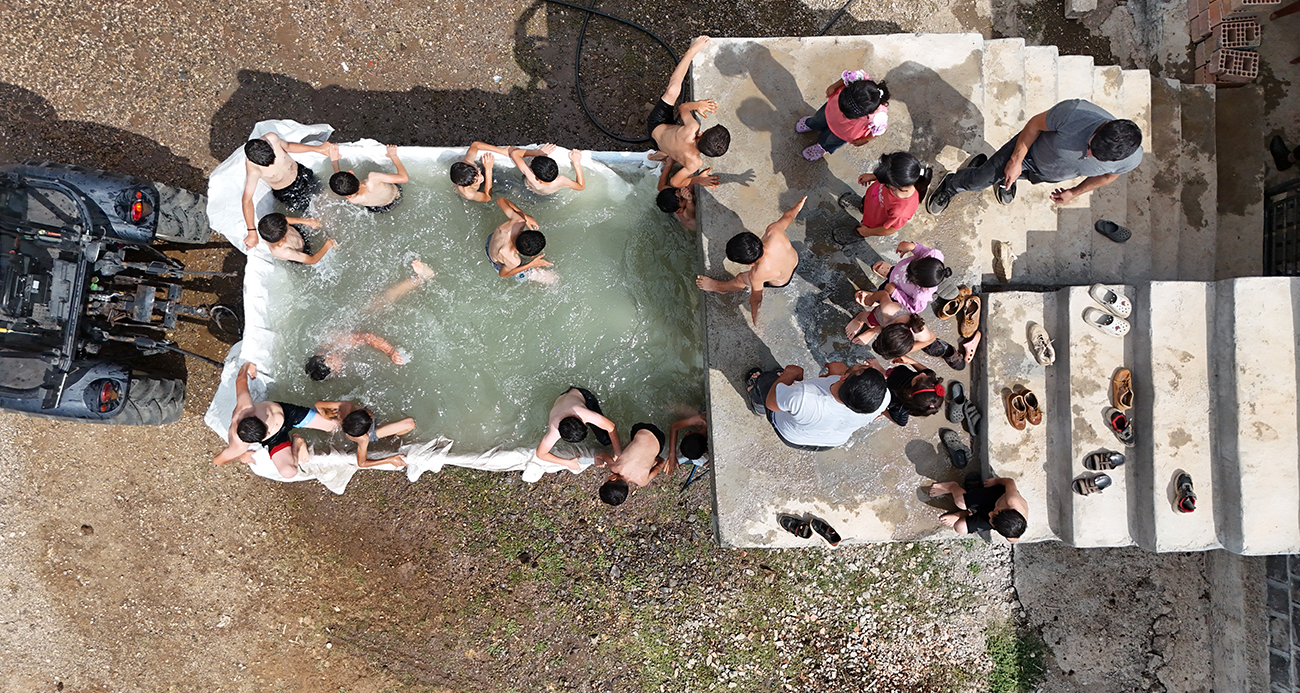 Havuz yoksa römork var: Diyarbakır’da yaz neşesi kendi imkanlarıyla geldi