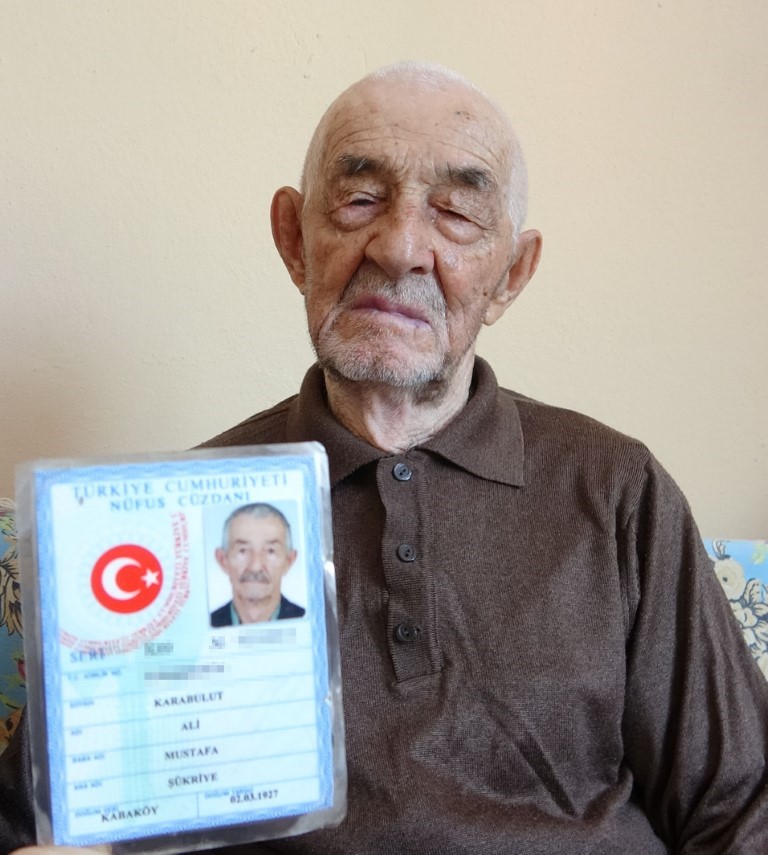 Giresunlu 101 yaşındaki Ali Dede: ''Erdoğan gerçek bir lider