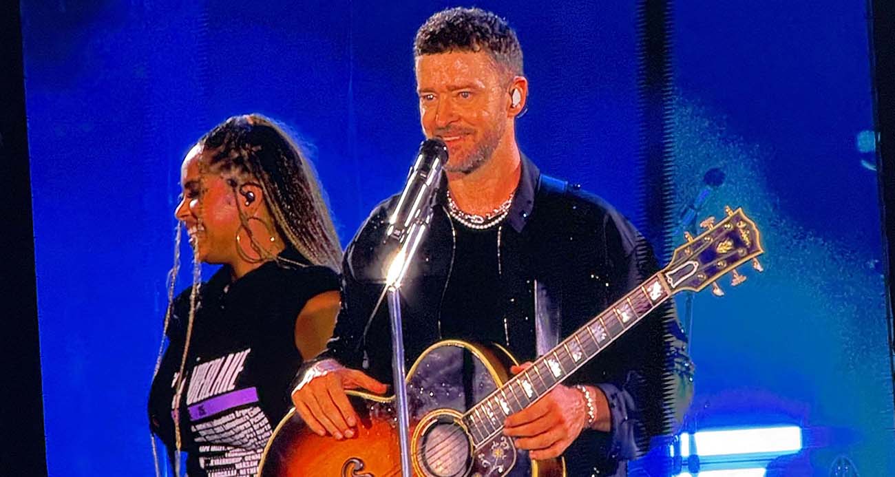 Dünyaca ünlü şarkıcı Justin Timberlake İstanbul’da konser verdi