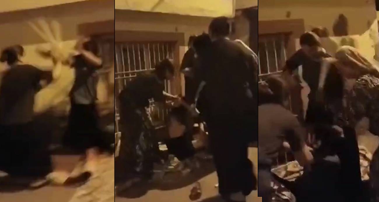 Gaziantep’te 4 kadın, sokakta oturan başka bir kadını sopalarla darp etti