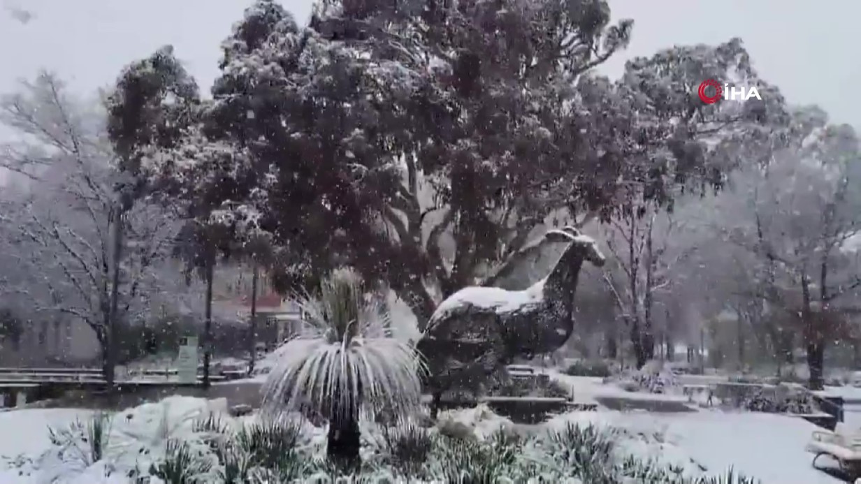 Avustralya'da 1980'lerden bu yana en yoğun kar yağışı