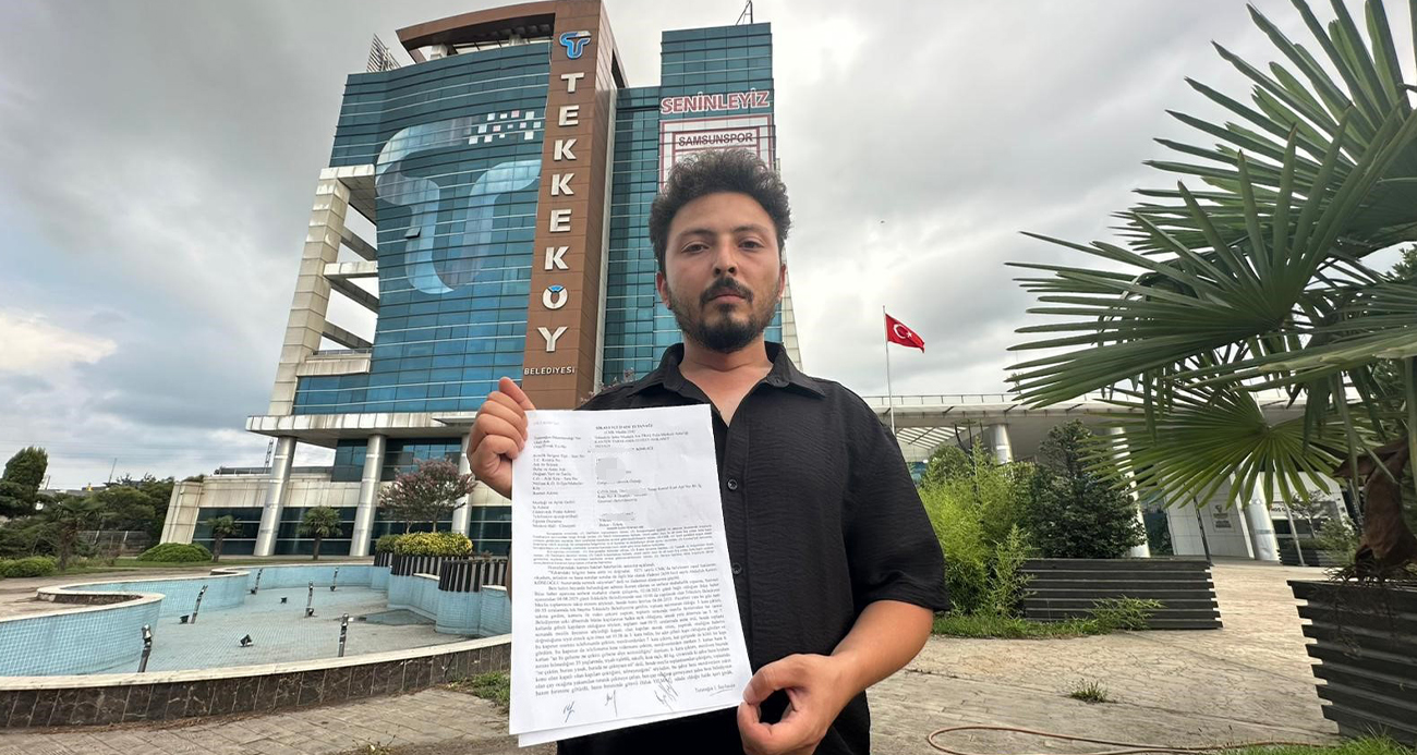 Tekkeköy Belediyesi’nde muhabire darp