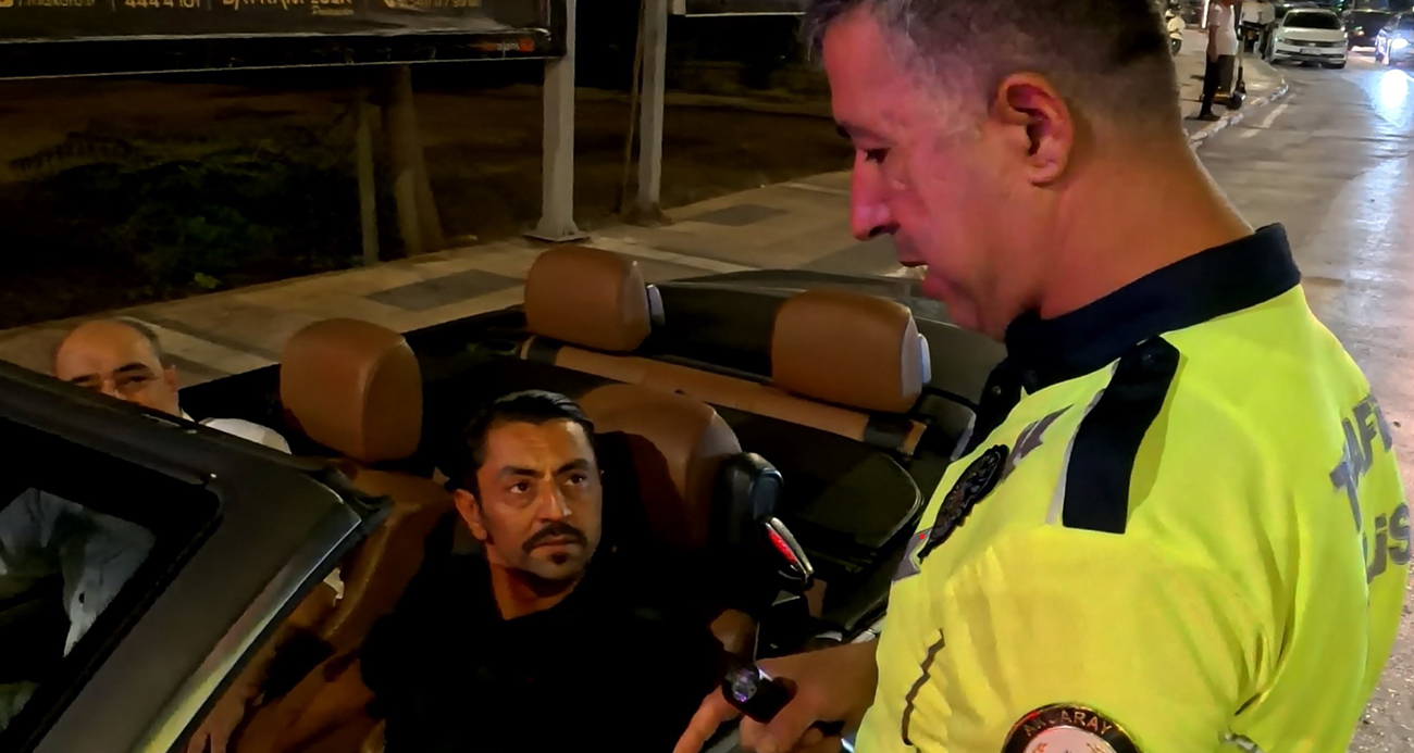 Direksiyon başında alkollü yakalandı, "Ehliyetimi alamazsın" dedi