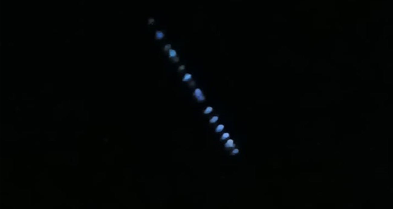 Elon Musk’ın ‘Starlink uydu zinciri’ Erzincan semalarında görüldü