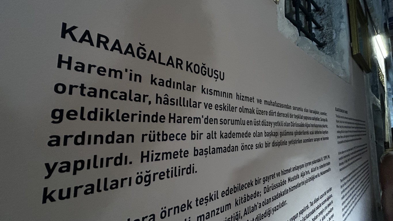 Topkapı Sarayı’nda tarihi bir kapı daha aralandı: Karaağalar Koğuşu ziyarete açıldı