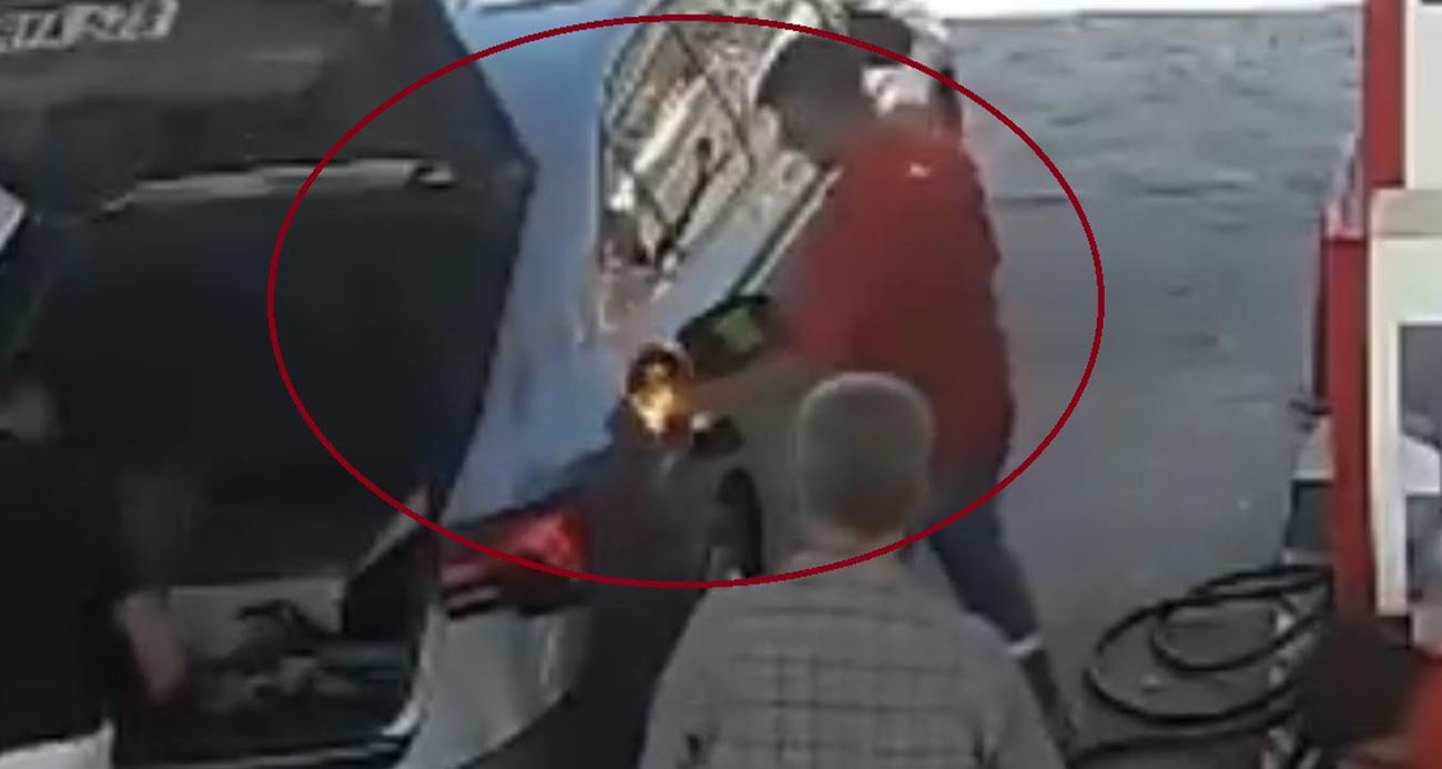 O anlar böyle görüntülendi!