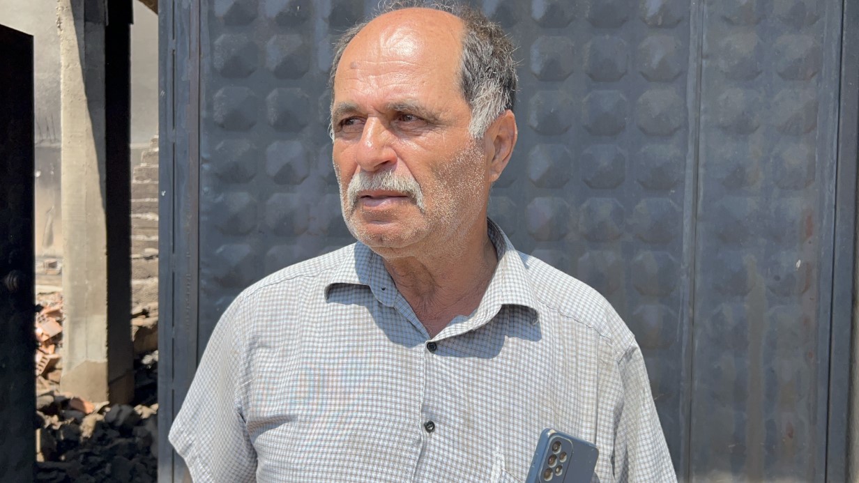 Bayramiç yangınında evleri yanan vatandaşlar yaşadıklarını gözyaşlarıyla anlattılar