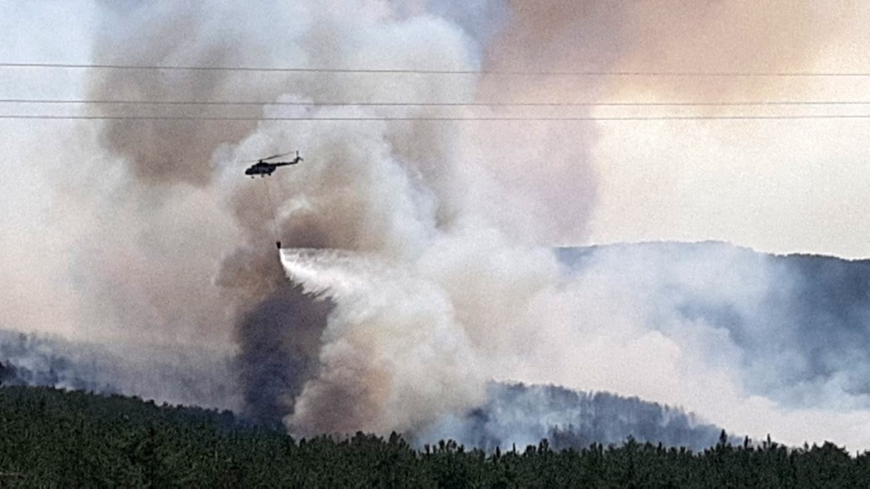 Bolu’daki orman yangınına müdahale sürüyor