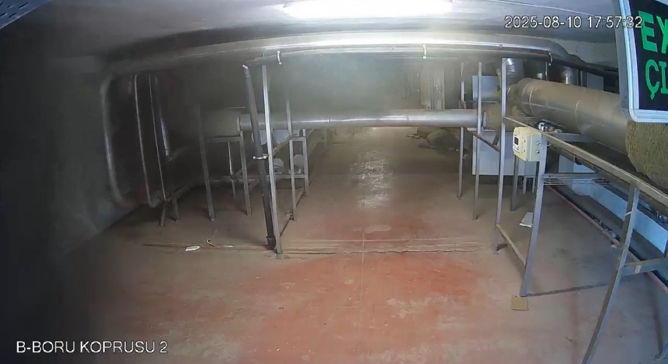 Teksüt fabrikası yangınında güvenlik kamerası görüntüleri ortaya çıktı