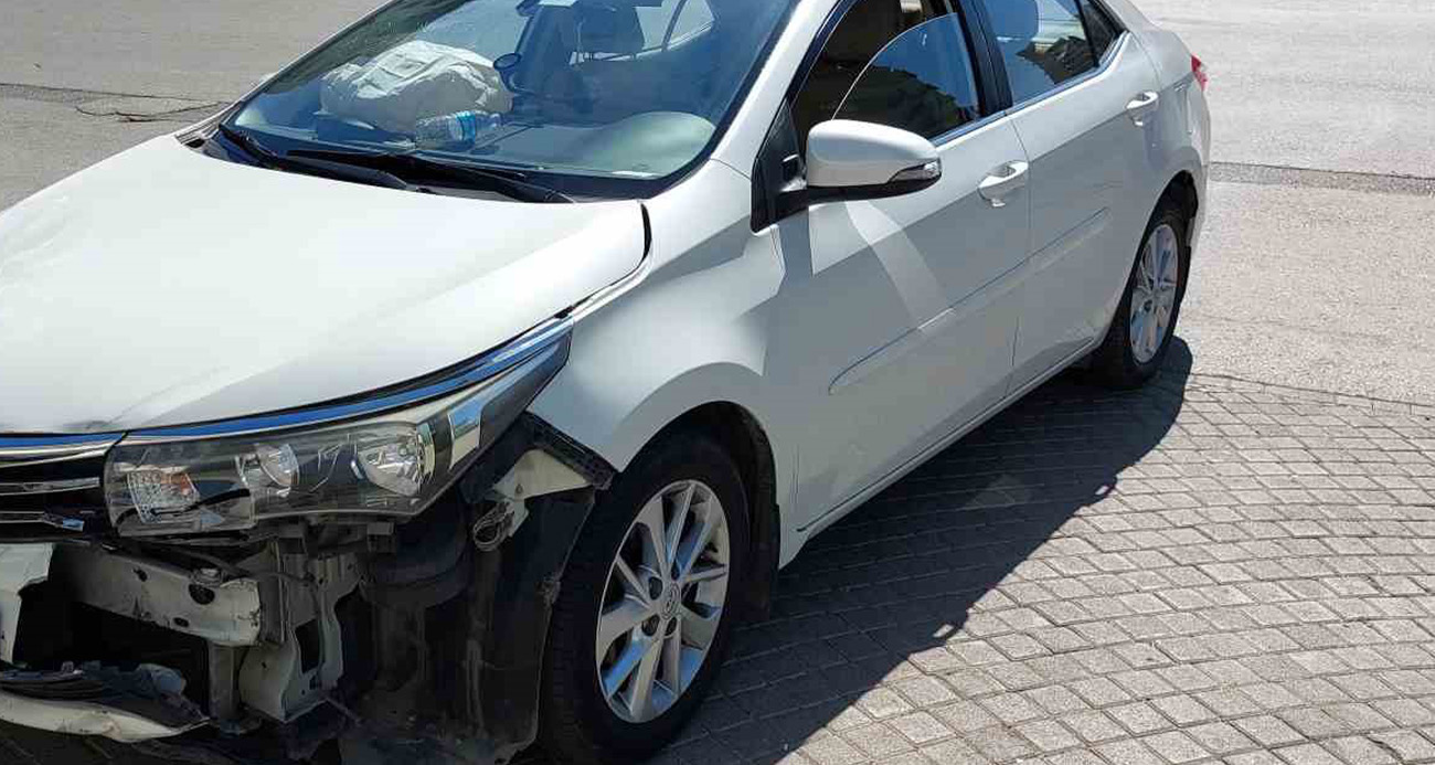 Samsun’da otomobil kamyonla çarpıştı : 3 yaralı