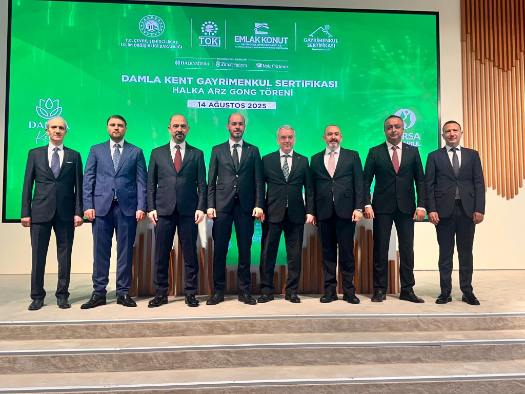 Borsa İstanbul’da ‘Gong’ Damla Kent Projesi Gayrimenkul Sertifikası için çaldı