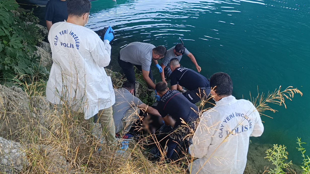 Balık avlamak için geldiği ırmakta ceset buldu