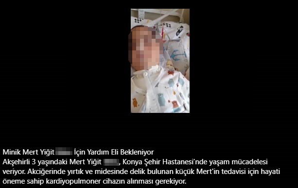 Hasta çocuklar adına bağış toplanarak dolandırıcılık yapıldığı iddiası