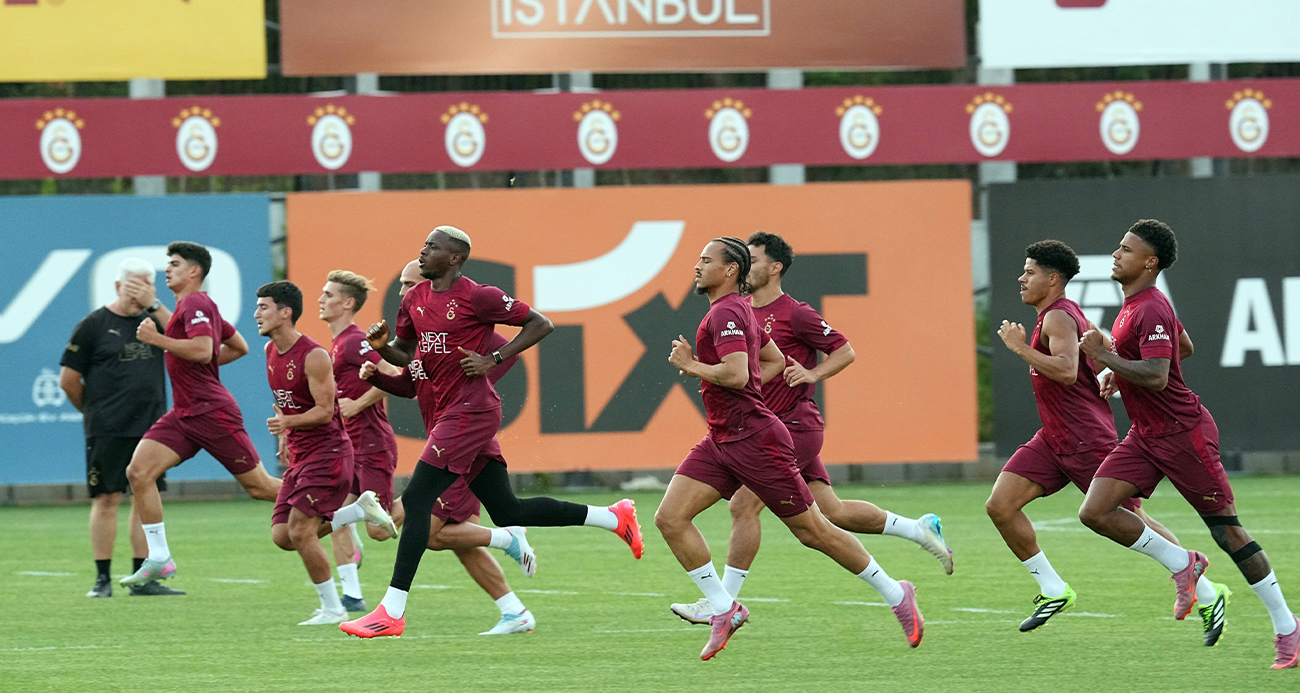 Galatasaray, Kayserispor maçının hazırlıklarını sürdürdü
