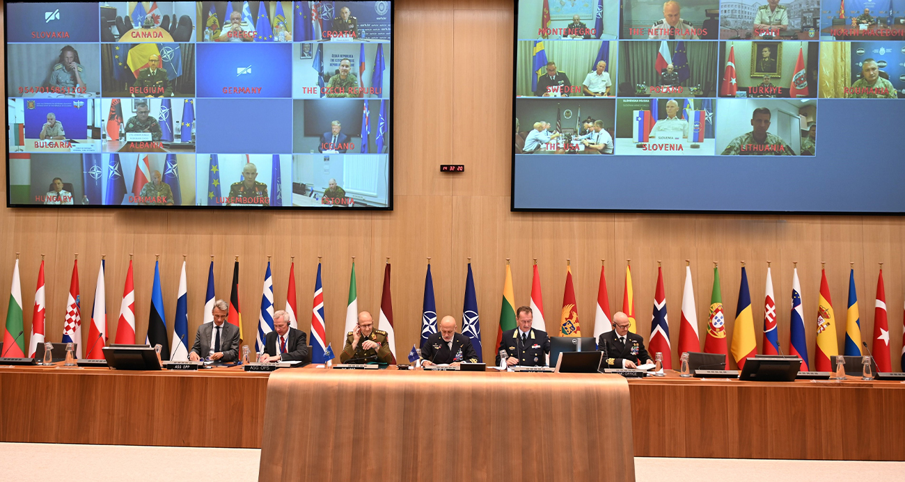 NATO Genelkurmay Başkanları video konferansla bir araya geldi