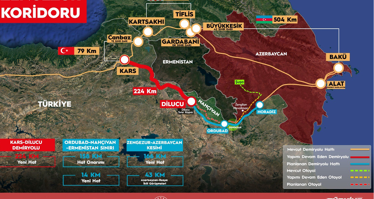 Bakan Uraloğlu duyurdu: Zengezur Koridoru için tarihi adım atılıyor