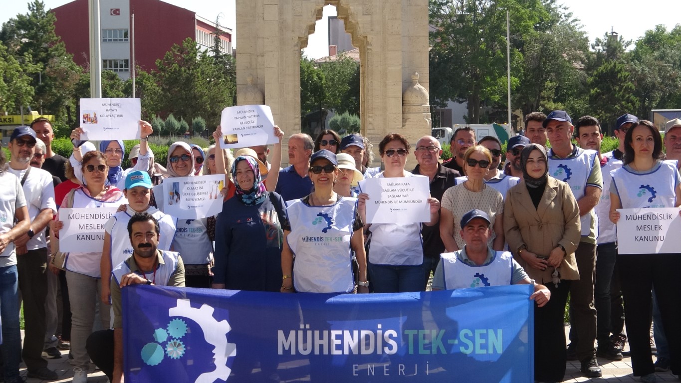 Konya’da Mühendis Tek-Sen Enerji Sendikası’ndan zam açıklaması