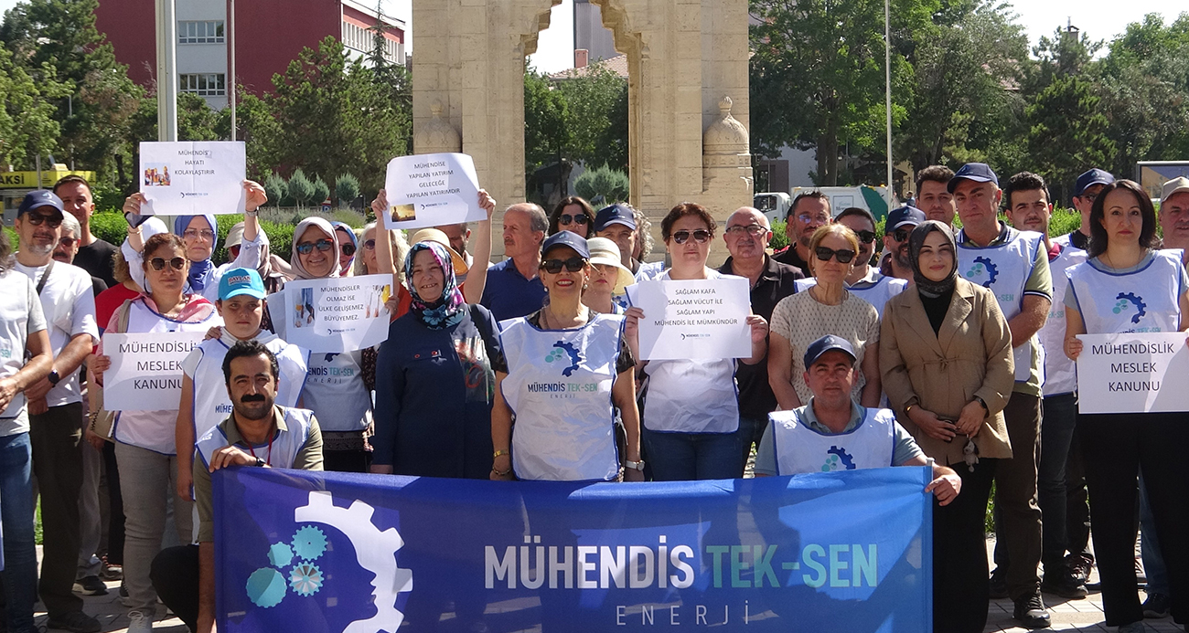 Konya’da Mühendis Tek-Sen Enerji Sendikası’ndan zam açıklaması