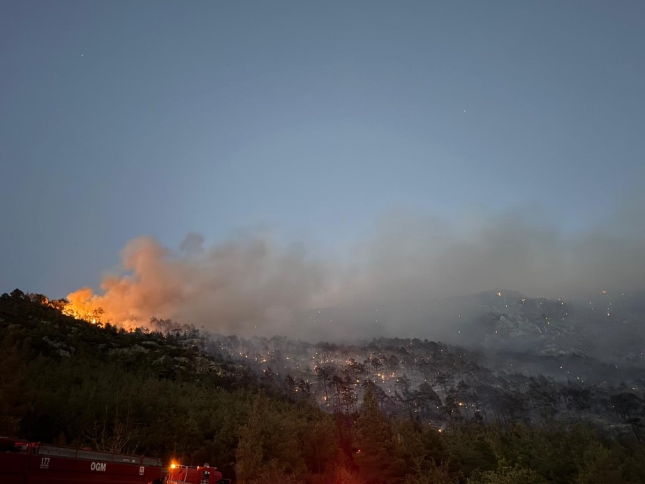 Denizli’deki orman yangını kontrol altına alındı