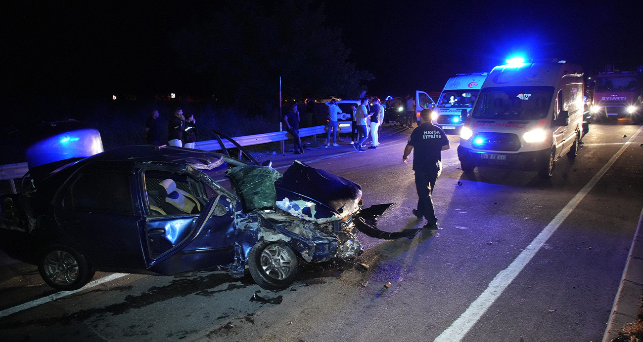 Edirne’de feci kaza: 1’i ağır 5 yaralı