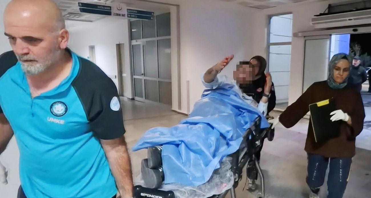 Kalçasından bıçaklanan şahıs yarasını unutup basın mensuplarına küfretti